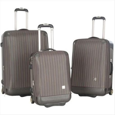 Safavieh 3 Piece Oneonta Luggage Set - Grey Stripe LTS1001A-3PC